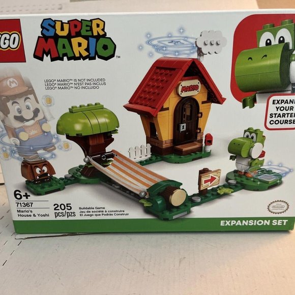 LEGO Super Mario: Mario's House & Yoshi Expansion Set 71367 w/ 205 pcs NEW - Picture 1 of 2